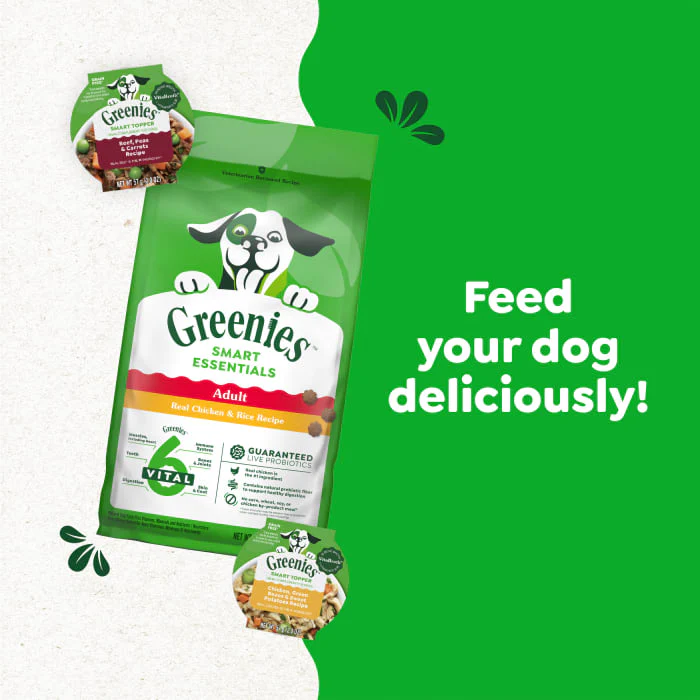 Greenies Smart Essentials Adult High Protein Dry Dog Food Real Chicken & Rice Recipe, 30 lb. Bag - Image 6