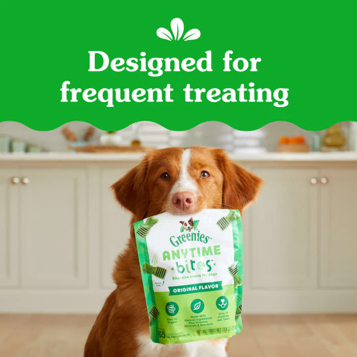 GREENIES ANYTIME BITES Dog Treats, Blueberry Flavor, 10.3 oz. bag - Image 6