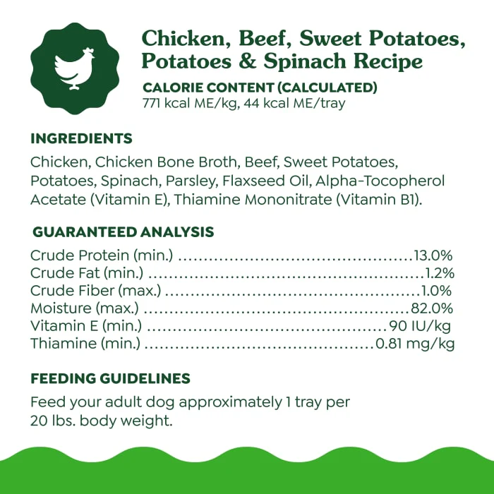 Greenies Smart Topper Wet Mix-In for Dogs, Chicken, Beef, Sweet Potatoes, Potatoes & Spinach Recipe, 2 oz. Tray - Image 7