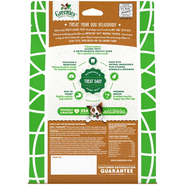 GREENIES Gingerbread Regular Dental Treats, 12 oz. - Image 3