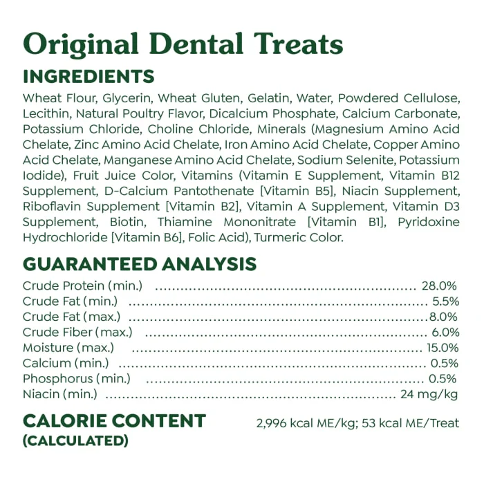 GREENIES Original Large Natural Dog Dental Care Chews Oral Health Dog Treats, 36 oz. Pack (24 Treats) - Image 8