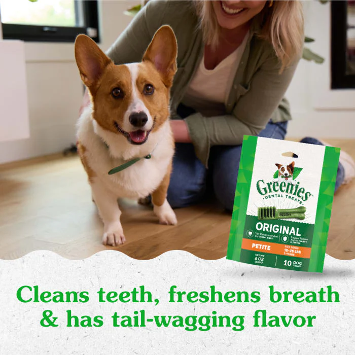 GREENIES Original Petite Natural Dental Care Dog Treats, 6 oz. Pack (10 Treats) - Image 4