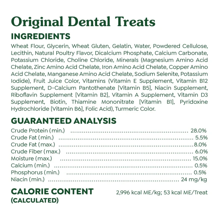GREENIES Original Petite Natural Dog Dental Treats, 3 oz. Pack (5 Treats) - Image 8