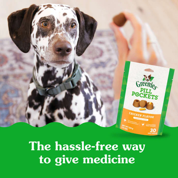 Greenies Pill Pockets for Dogs Small, Tablet Size Soft Dog Treats, Chicken Flavor, 3.2 oz., Pack of 30 - Image 4