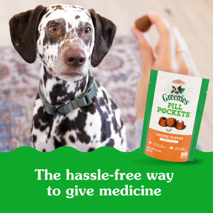 Greenies Pill Pockets for Dogs Large, Capsule Size Dog Treats, Cheese Flavor, 15.8 oz., 60 Pack - Image 4