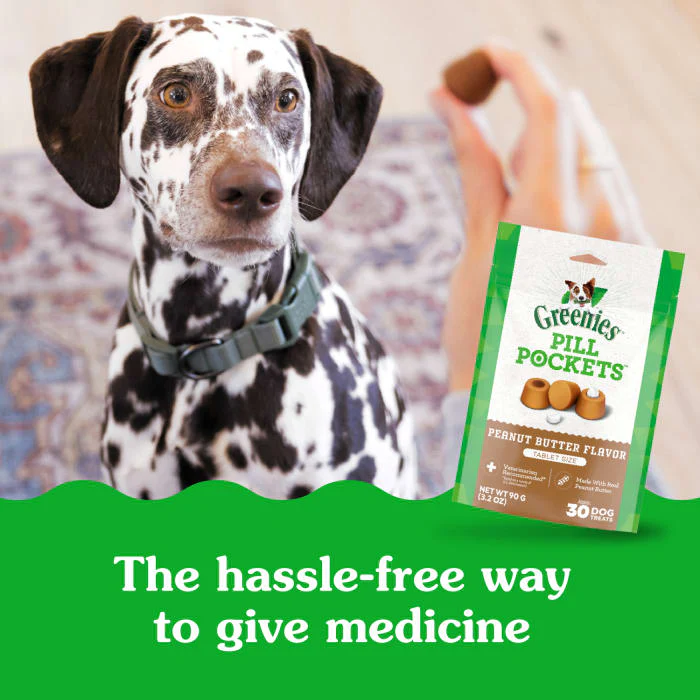 Greenies Pill Pockets for Dogs Large, Capsule Size Dog Treats, Real Peanut Butter, 15.8 oz., 60 Pack - Image 4