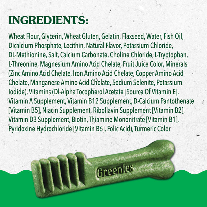 GREENIES Puppy Teenie Size Natural Dental Dog Treats, 12 oz. Pack (43 Treats) - Image 7