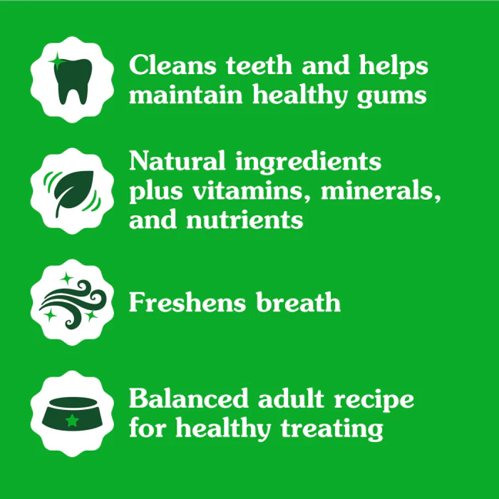 GREENIES Regular Natural Dog Dental Care Chews Oral Health Dog Treats Blueberry Flavor, 12 oz. Pack (12 Treats) - Image 6
