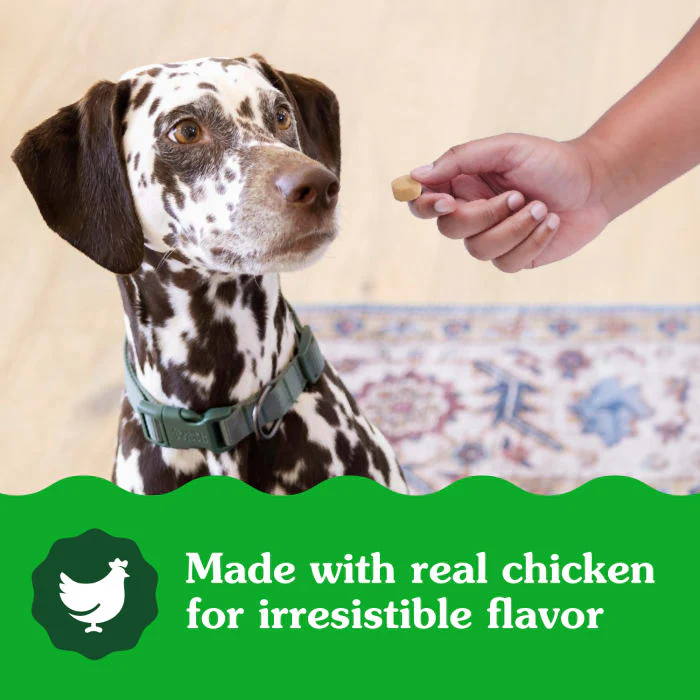 Greenies Supplements Calming Chews for Dogs Chicken Flavor, 7.3 oz. Container of 40 ct. Soft Chews - Image 7